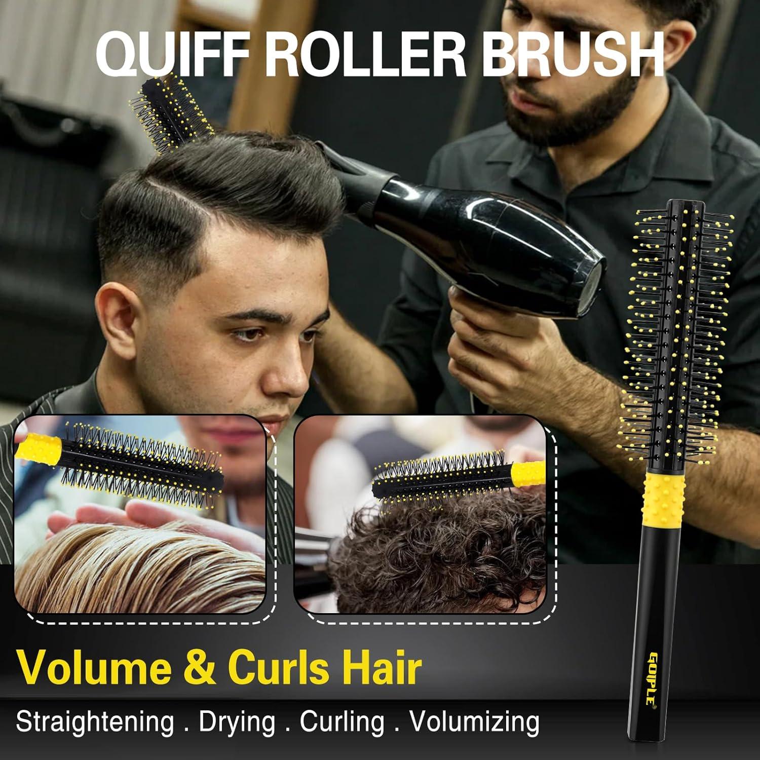 imageHair Styling Combs Set Wide Tooth Texture Comb For Men Barber Brush Comb Set Professional Barber Tools for All Types  Hair Styling Powder for Mens Natural Look Flexible Hold Matte Finish 8PCS