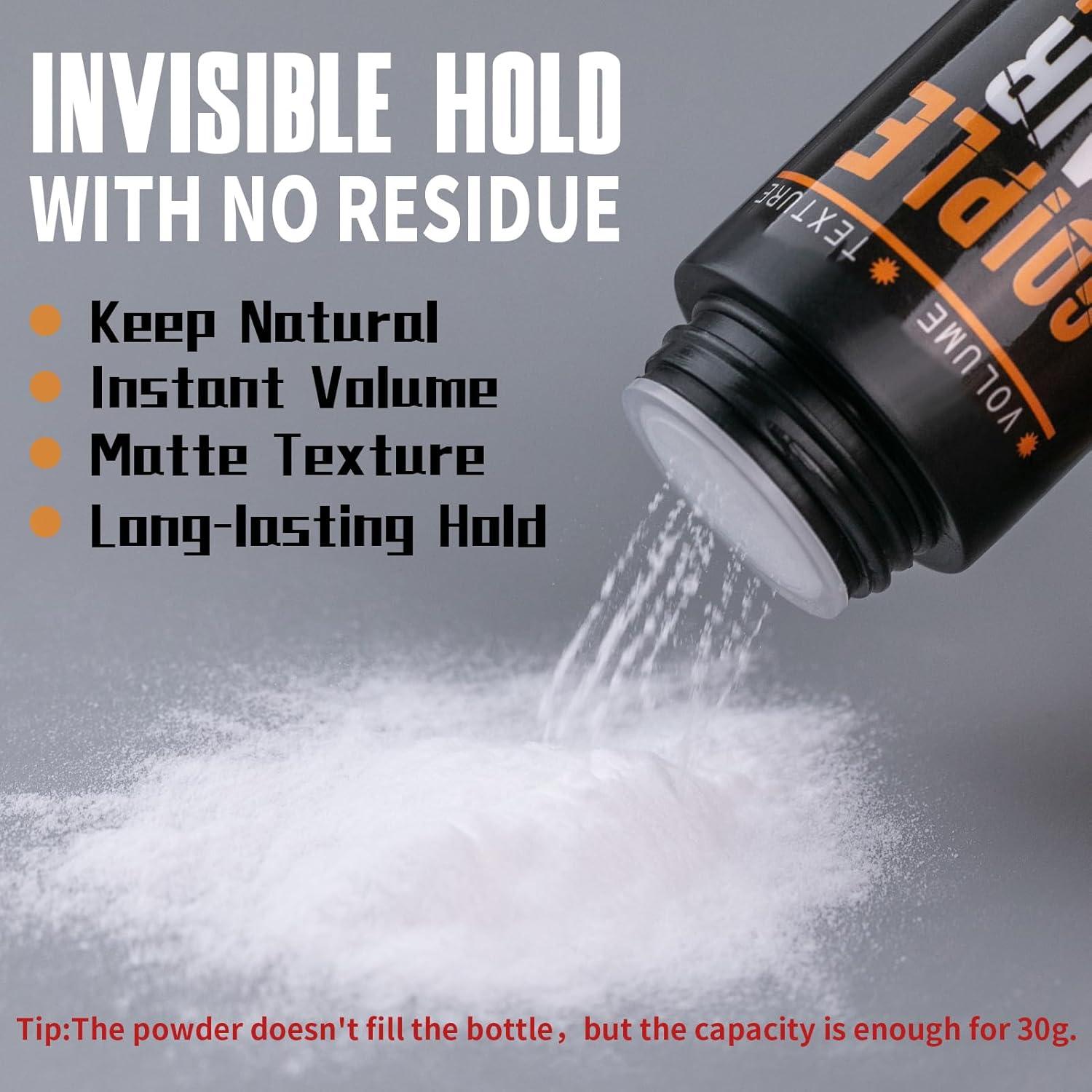 imageHair Styling Combs Set Wide Tooth Texture Comb For Men Hair Brushampamp Styling Comb Set Professional Barber Tools for All Hair Types Hair Styling Powder Natural Look for Mens Flexible Hold Matte Finish