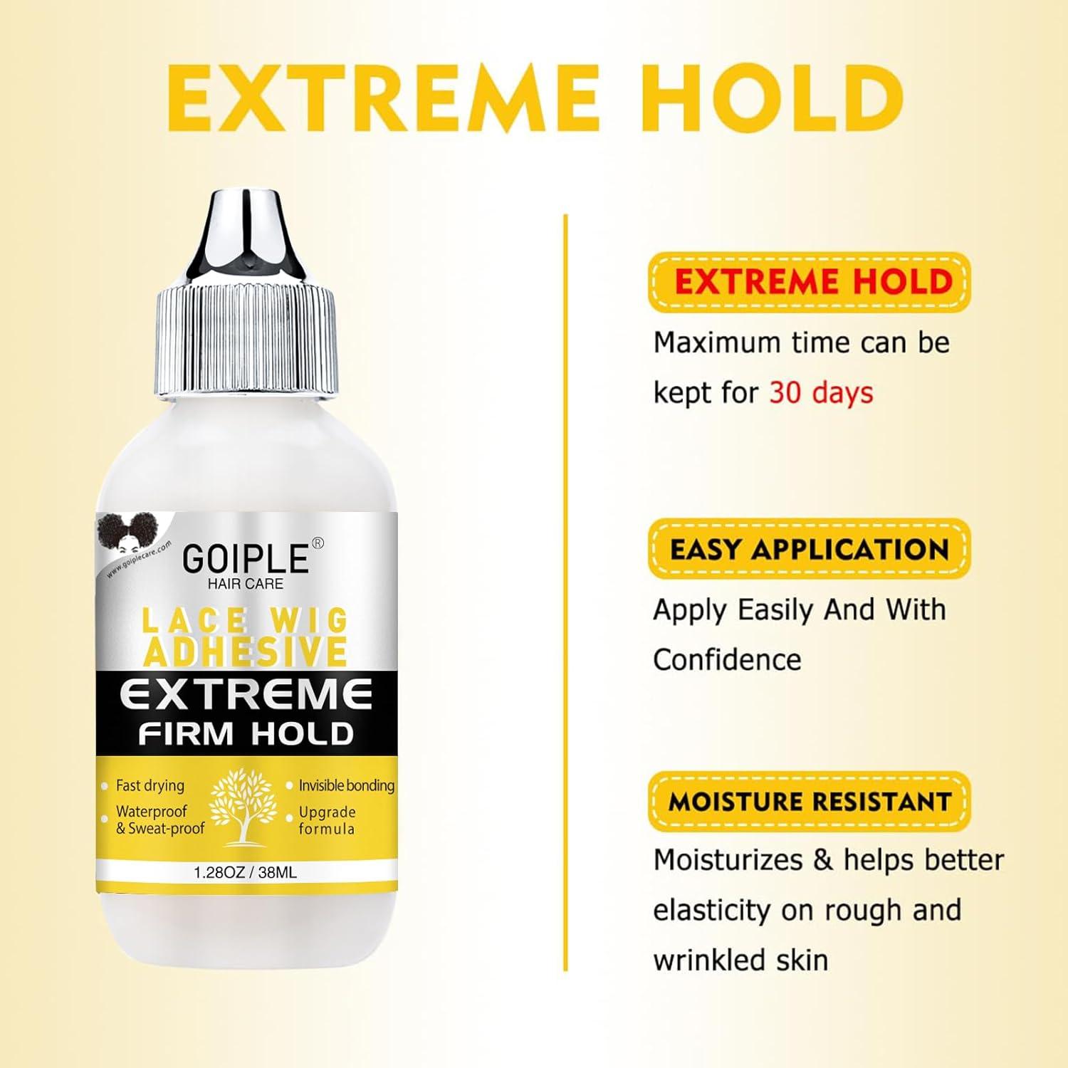 imageWig Accessory Essentials Kit Lace Front Wig Glue ampamp Remover Wig Caps Elastic Band Hair Wax Stick Edge Control Edge Brush Hair Shear Dermaplanning Razor Tool and Edge Scarf 10PCSwig glue kit29pcs