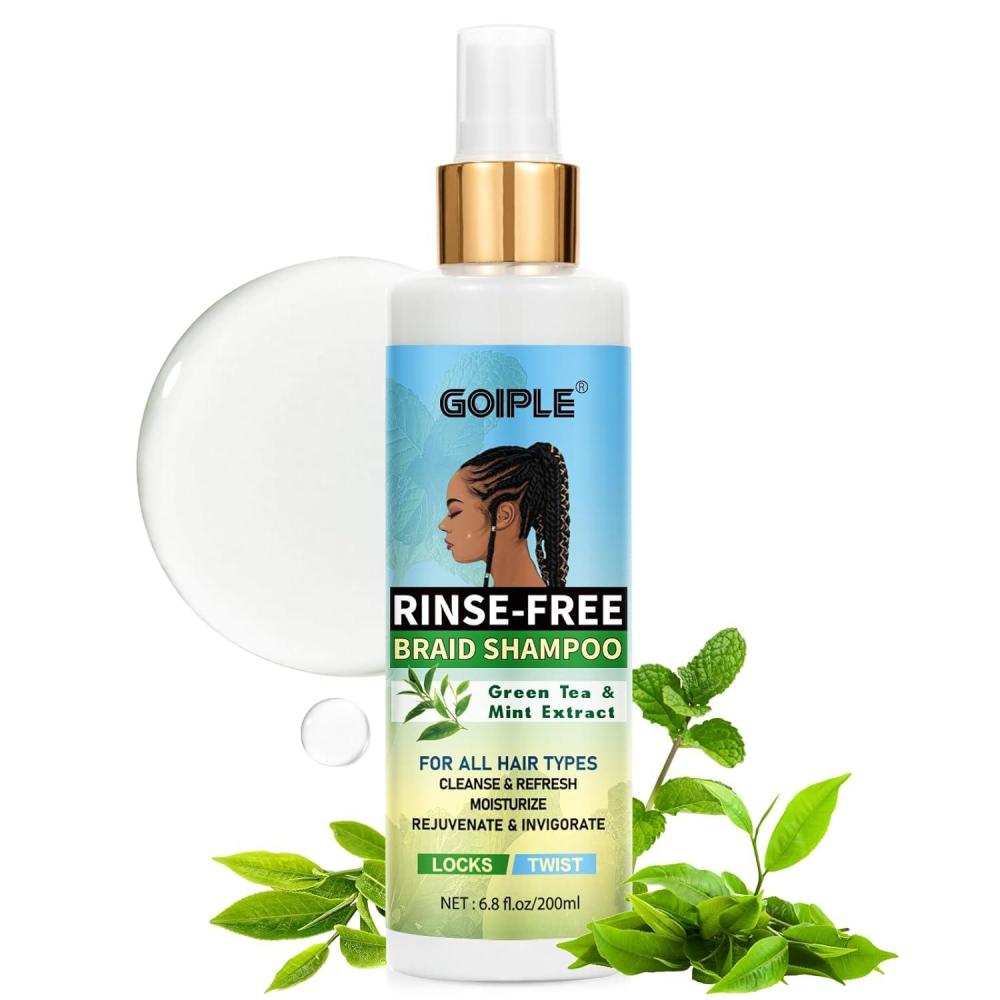 imageBraid Spray Rose Mint for Dreads Dreadlocks Locks Rose Water Braid Spray NoWater Braid Shampoo for Locs Twists Weaves RinseFree Dreadlock Shampoo for BuildUp Odor Itch ampamp Flakes 2PCSbraid shampoo68fl oz