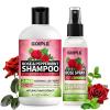 image2in1 Shampoo ampamp Conditioner for All Types of Dreadlocks and Hairstyles Shine ampamp Lightweight  Rose Water for Hair Loc Spray Moisturizing Refreshing for Dreads Locks Rose Water Shampoo ampamp Spray Set