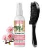 imageRose Water Spray Scalp Moisturize Rose Water for Hair Refreshing Rose Mist for Braid Locs Twist Dreadlock Rose Spray Medium Bristles for Thick Coarse Detangling Smoothing Wave Styles Set 34 floz