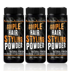 Hair Styling Powder 1.05oz Natural Look Styling for Men Volumizing & Texturizing Powder Flexible Hold Easy to Apply Texture with No Oil/Greasy/Residue (3pcs)(hair powder-3pcs)