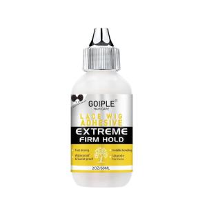 Wig Glue for Lace Front Wigs – Lace Adhsive for Hair Wigs Strong Hold Transparent Lace Adhesive HD Wig Cap for Hair Wigs Replacement Wig Glue for Lace Front Wigs No Residue No Flake Remover Hair Comb(wig glue-2 oz-1pc)