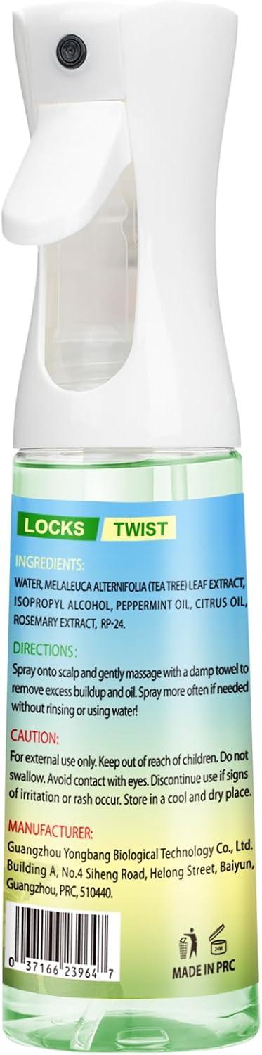 image10 FL OZ RinseFree Shampoo for Braid No Water Shampoo for Locs Braids Twists Weaves Dreadlock Dry Spray for BuildUp Odor Itch ampamp Flakes No Residue Chemical Free