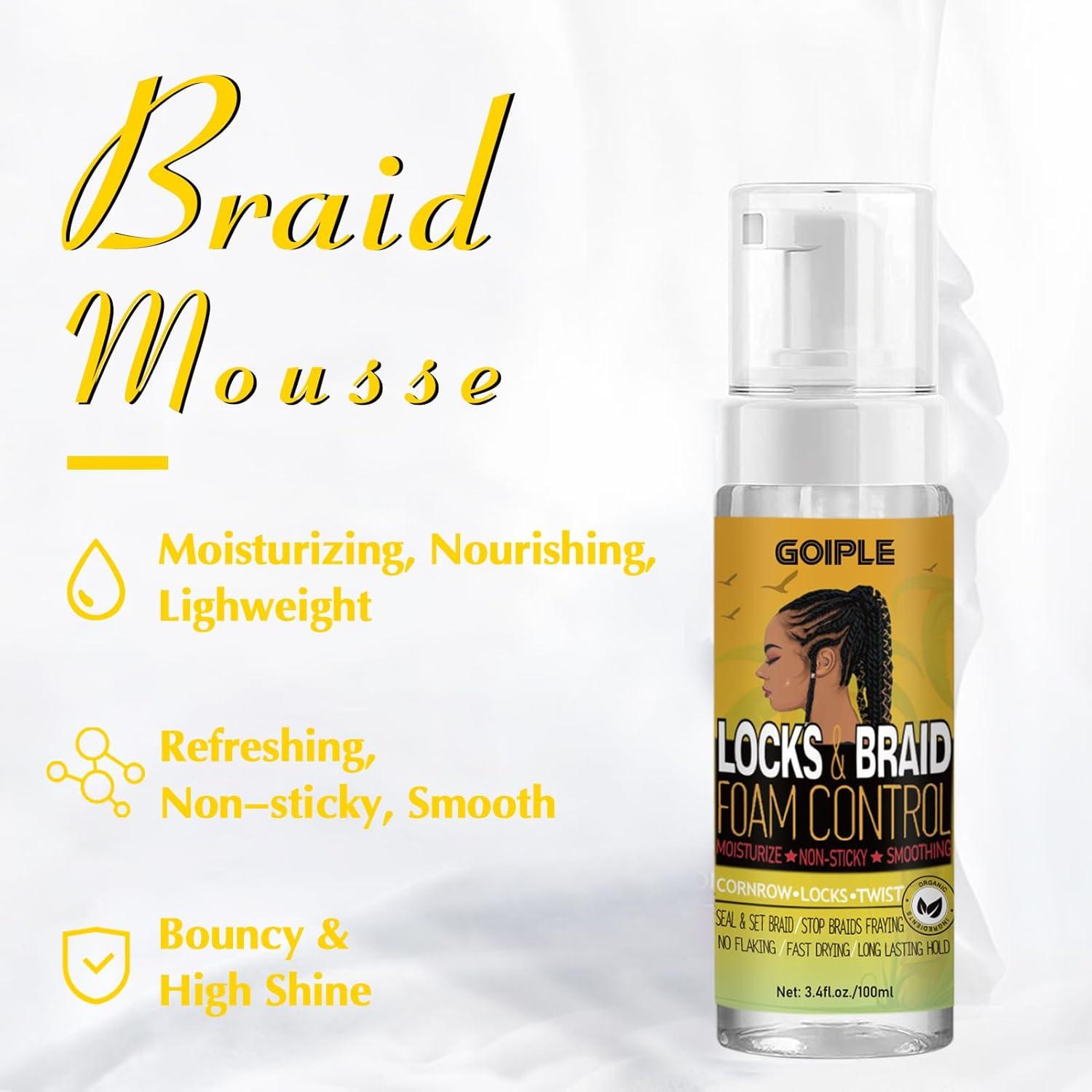 imageEdge Control Wax for Women Strong Hold Nongreasy Smoother Gel Styling for Black Hair No Flaking White Residue Braiding Braid Mouss Shine and Smooth