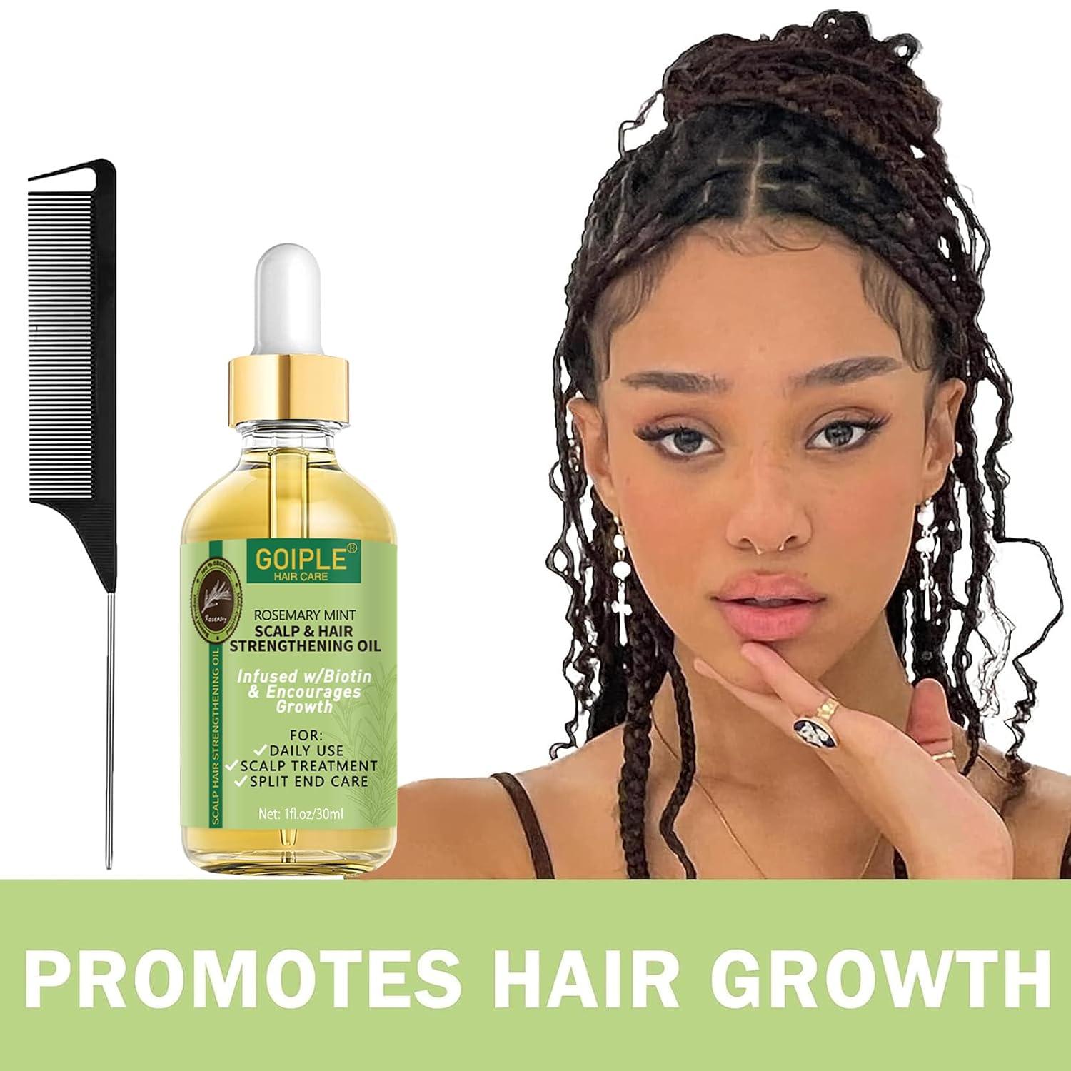 imageExtra Hold Styling Gel and Mousse for Braids Twists Locs Cornrows Frizz Taming Smoothing ampamp Edge Control with Rosemary Hair Growth Oil Bonus Hair Combs Bonnet Clips