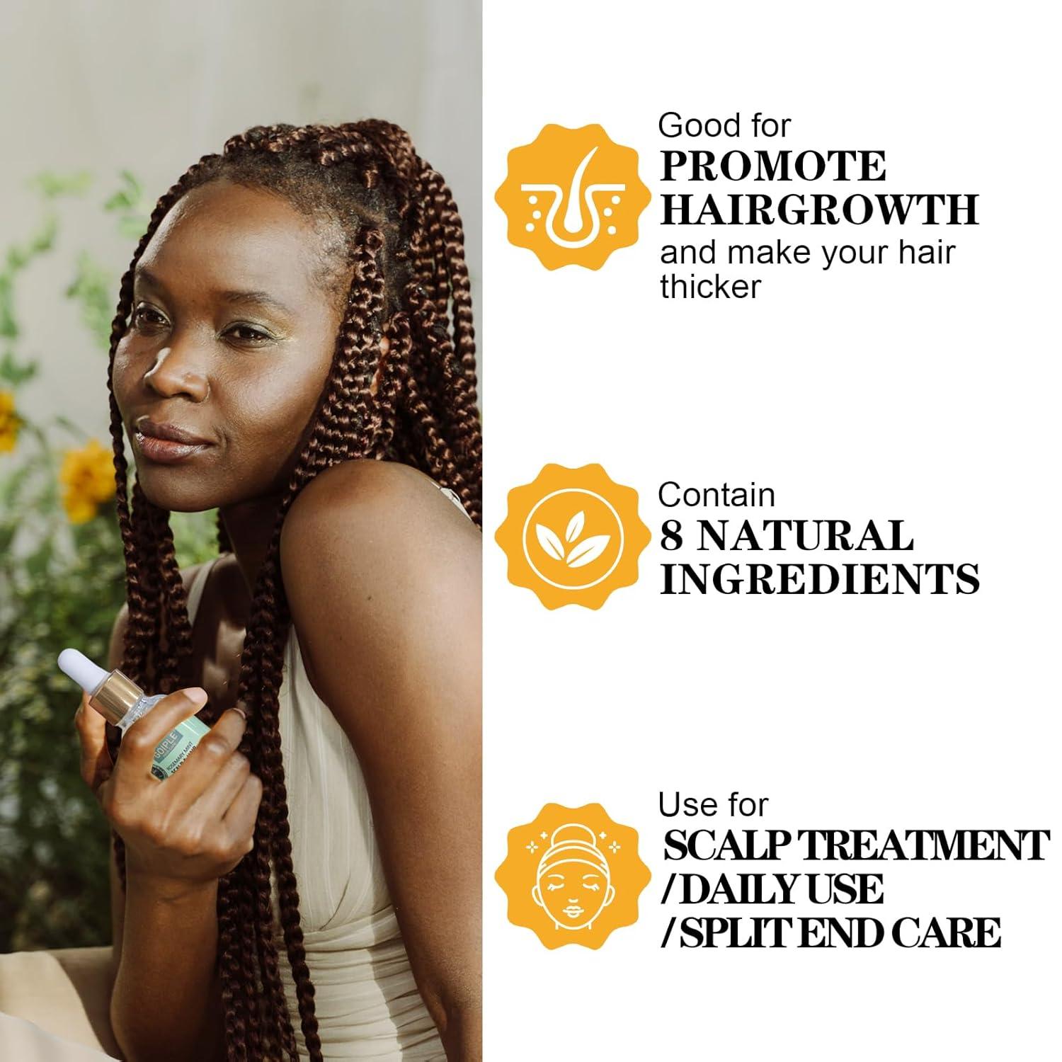 imageGoiple Edge Control Wax for Women  Strong Hold NonGreasy Smoother Styling Wax for Black Hair  No Flaking Rosemary Oil for Growth Braiding Gel Braid Mousse Shine