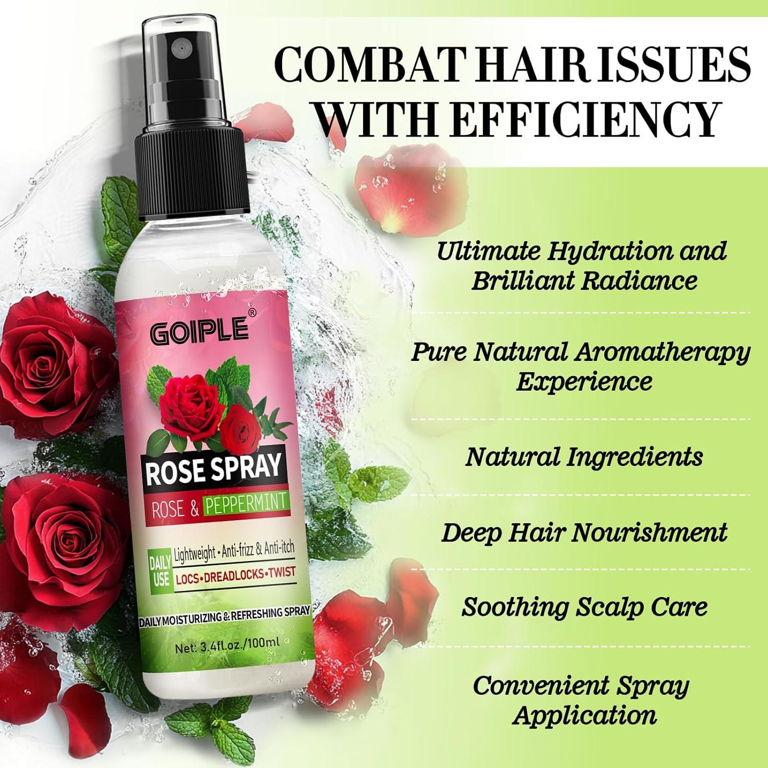 imageLoc Shampoo Bar ampamp Conditioner Braid Shampoo Bar Works for Dreadlocks Microlocs Sisterlocks Braids Remove Product  Rose Water for Hair Loc Spray Moisturizing Refreshing ampamp Wooden Holder