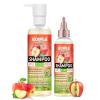 image2 in 1 Deep Clean ampamp Conditioner Apple Cider Vinegar Shampoo Rose ampamp Castor Hair Oil for Hair Growth Strengthening Hair Oil  Braid Shampoo Hair Growt Oil Set For Dreadlocks Locs Twist All Hair Typesshampoo2pcs