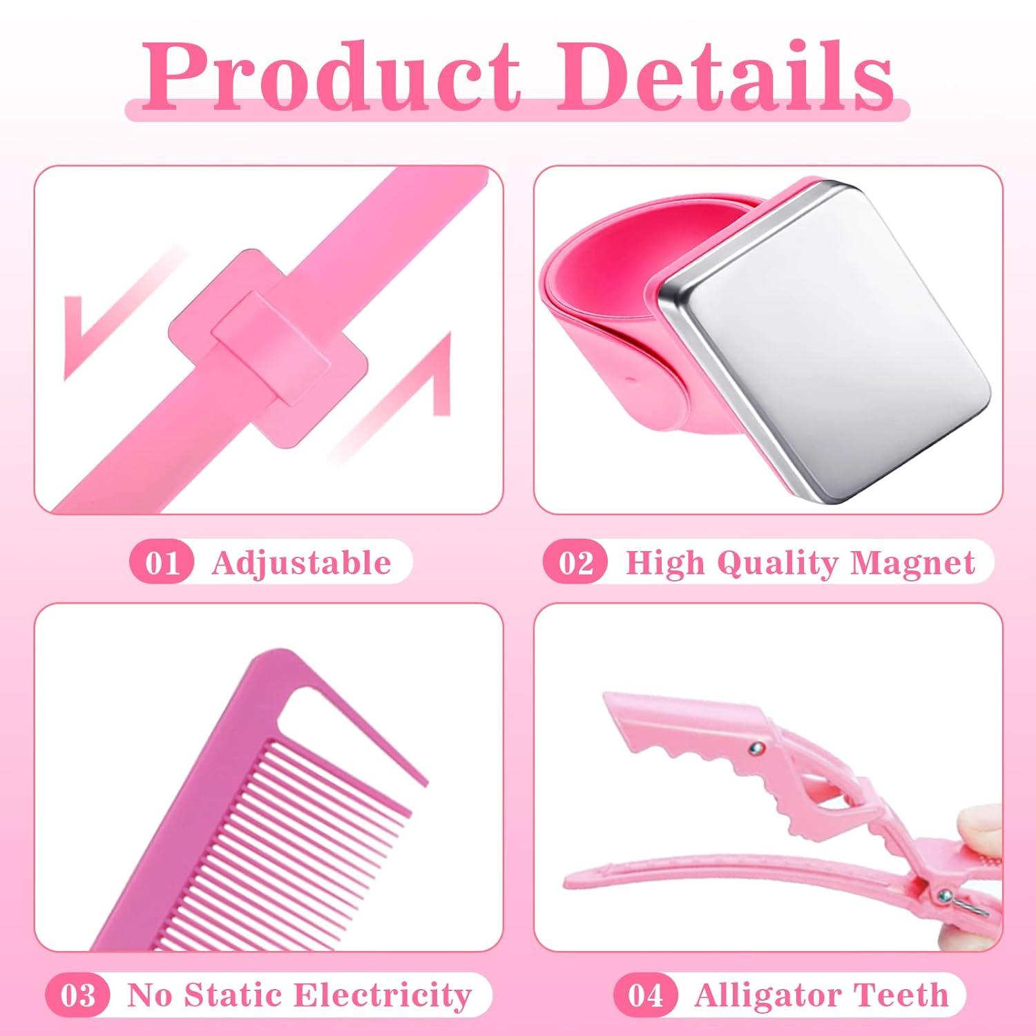 imageStrong Hold Smoothing Braiding Gel for Twists Locs Edges Cornrows  With Hair Braiding Tools Magnetic Pin Wristband Comb  No Flake High Shine