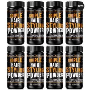 Goiple Hair Styling Powder 1.05oz for Men – Natural Look Volumizing & Texturizing Powder With Flexible Hold – Easy to Apply, No Oil/Greasy/Residue (6pcs)