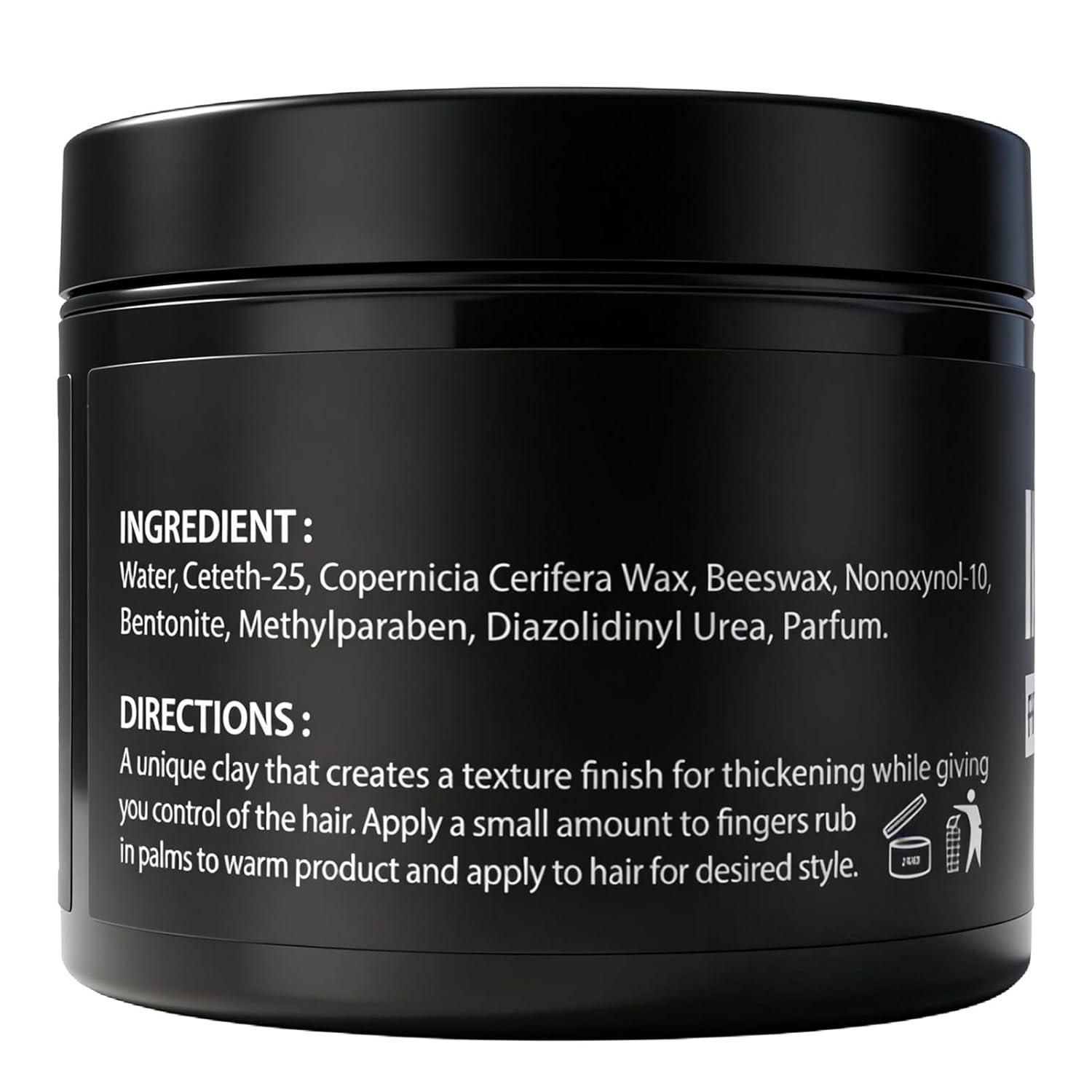 image:imageGoiple Mens Hair Styling Clay Firm Hold Matte Finish Hair Clay with Natural Ingredients Water Based Add Volume amp Texture Mens Hair Product Ideal for All Mens Hair Types 100g 35oz
